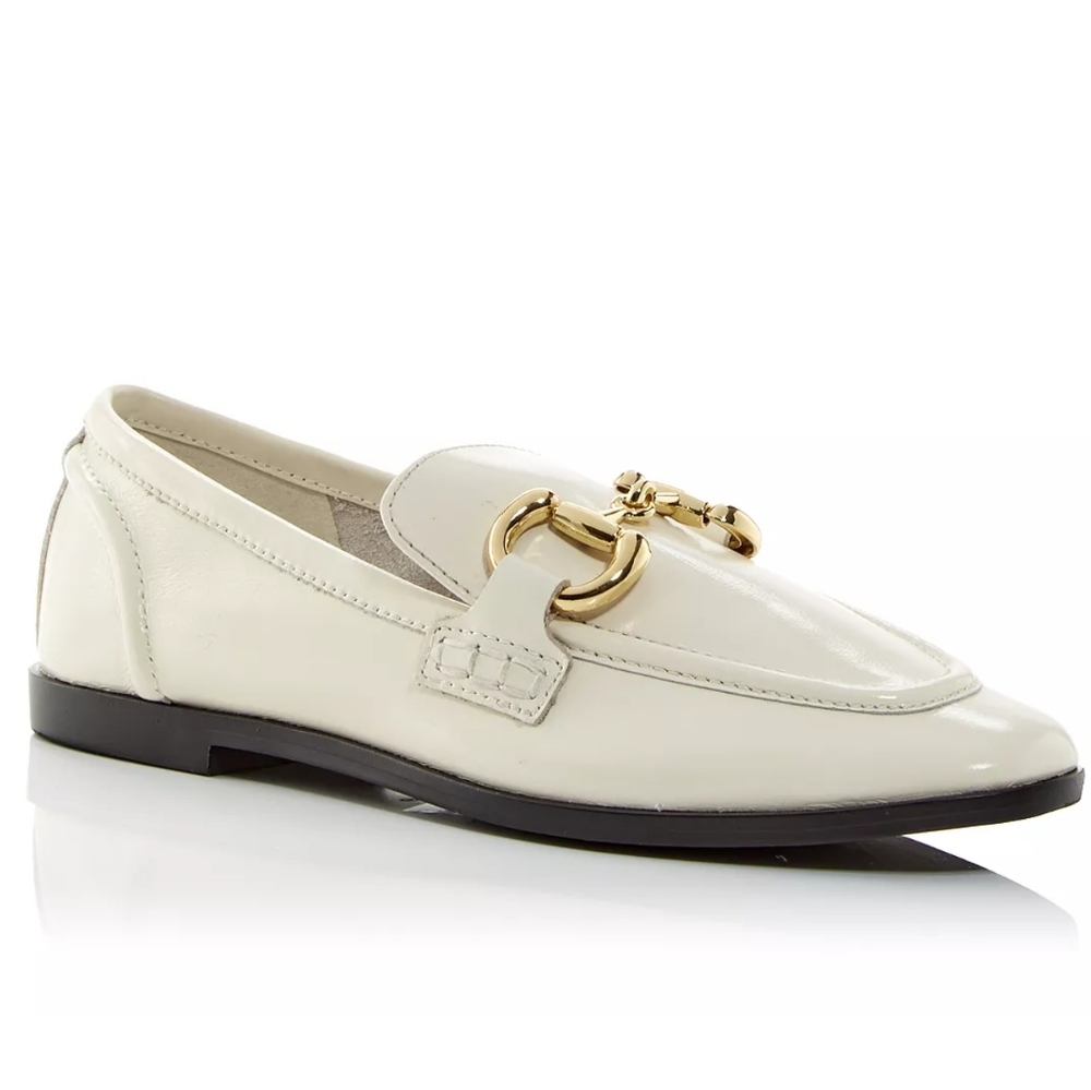 Jeffrey Campbell Ivory Velviteen Bit Loafer